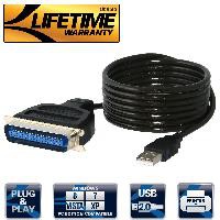 ADAPTADOR SABRENT USB A PARALELO IMPRESORA IEEE 1284 6 PIES SABRENT SBT-UPPC
